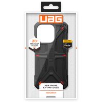 UAG Monarch Backcover Apple iPhone 15 Pro - Kevlar Black