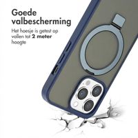 Accezz Ring Stand Backcover met MagSafe Apple iPhone 13 Pro Max - Blauw