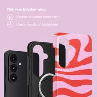 Selencia Vivid Backcover met MagSafe Samsung Galaxy S26 - Dream Swirl Pink