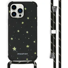 imoshion Design hoesje met koord Apple iPhone 14 Pro Max - Stars Gold