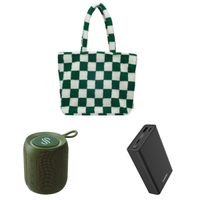 Zomerpakket | Zaya Tote Bag Laptoptas 16 inch + AquaPlay Bluetooth Speaker + imoshion Ultra Aluminium Powerbank 20.000 mAh