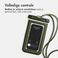 imoshion Floating Waterproof Pouch - Universeel waterdicht telefoonhoesje - Donkergroen