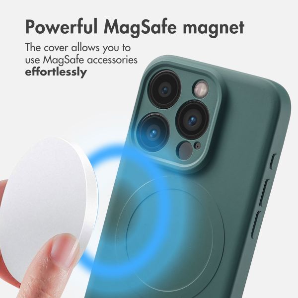 imoshion Colour Back Cover with MagSafe Apple iPhone 15 Pro - Dark Green