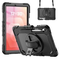 Accezz Rugged Back Cover with shoulder strap Samsung Galaxy Tab S11 - Black