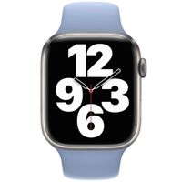 Apple Sport Band Apple Watch Series 1 t/m 9 / SE (38/40/41 mm) | Series 10 (42 mm) - Blue Fog