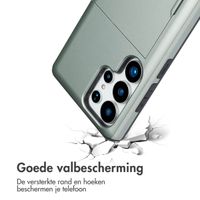 imoshion Backcover met pasjeshouder Samsung Galaxy S25 Ultra - Groen