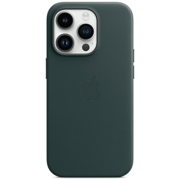 Apple Leather Back Cover with MagSafe Apple iPhone 14 Pro - Forest Green