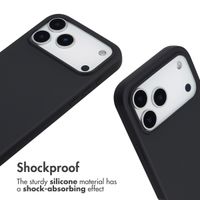 imoshion Silicone Case with Strap Apple iPhone 17 Pro Max - Black