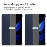 imoshion Trifold Bookcase Xiaomi Pad 6 / 6 Pro - Donkerblauw