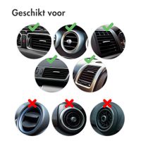 Accezz Telefoonhouder auto met Magsafe - Draadloze oplader - Ventilatierooster - Zwart