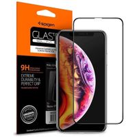 Spigen GLAStR Full Cover Screenprotector iPhone Xr - Zwart