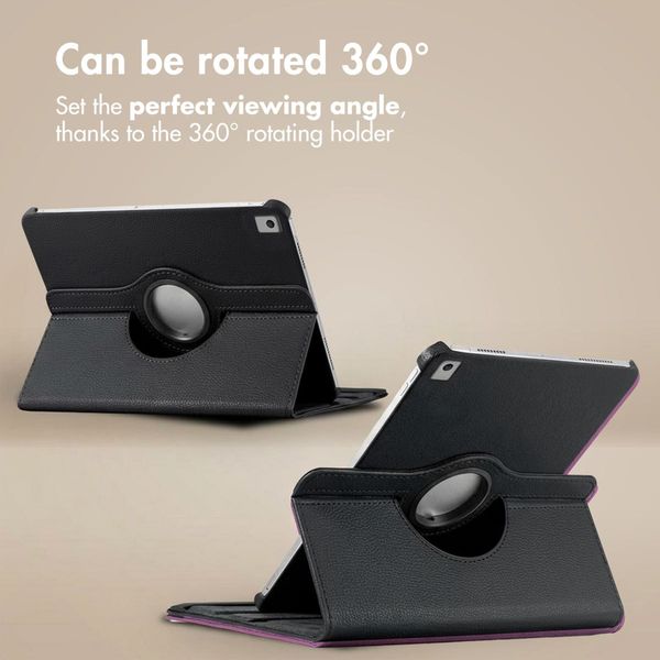 imoshion 360° Rotating Case Apple iPad 9 (2021) 10.2 inch / iPad 8 (2020) 10.2 inch / iPad 7 (2019) 10.2 inch - Black
