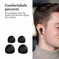 imoshion Aura Pro Draadloze In-ear Oordopjes - Active Noise Cancelling (ANC) - Zwart
