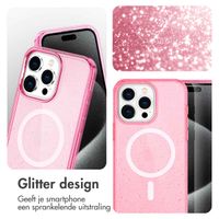 imoshion Sparkle Backcover met MagSafe Apple iPhone 15 Pro Max - Glitter Roze