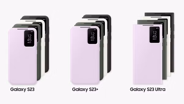 Samsung Originele S View Cover Samsung Galaxy S23 Plus - Zwart