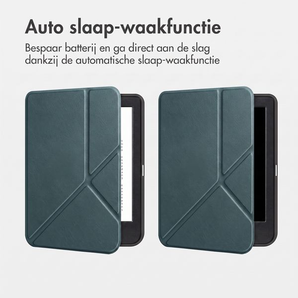 imoshion Vouwbare Bookcase Kobo Clara Colour / BW - Donkergroen