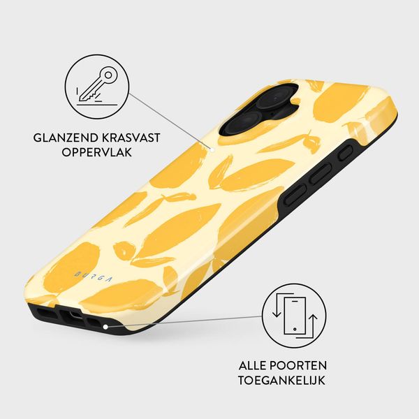 Burga Tough Backcover iPhone 16 - Lemon Tart