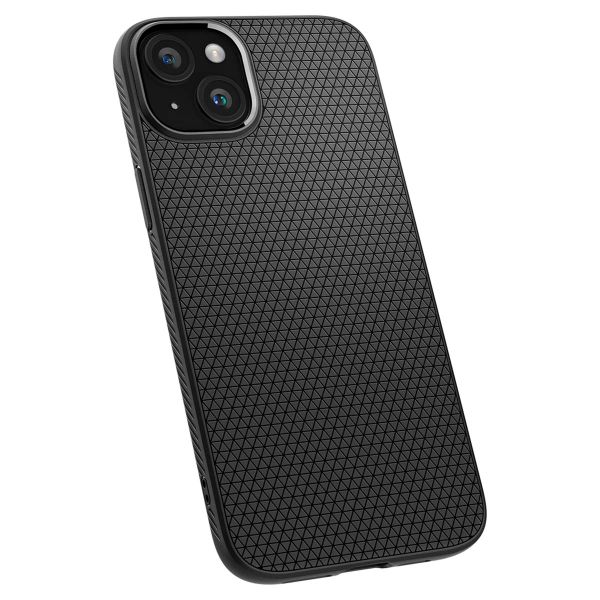 Spigen Liquid Air Backcover iPhone 15 Plus - Matte Black