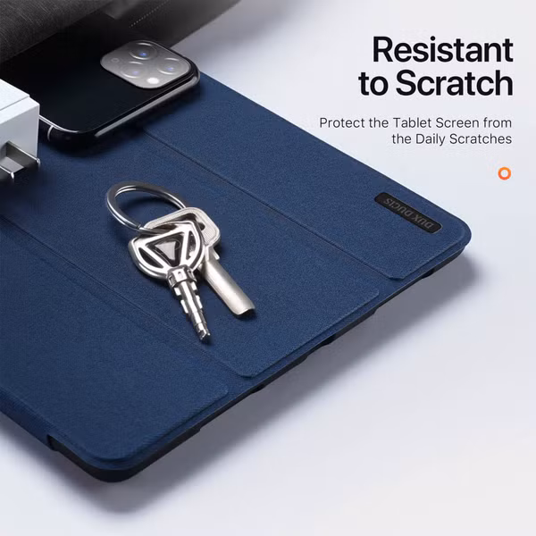 Dux Ducis Domo Bookcase Apple iPad Air 13 inch (2025) M3 / (2024) M2 - Donkerblauw