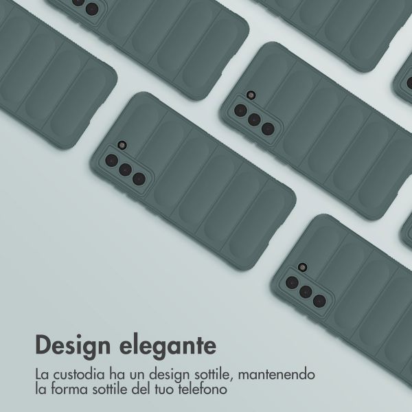 imoshion EasyGrip Backcover Samsung Galaxy S21 FE - Donkergroen