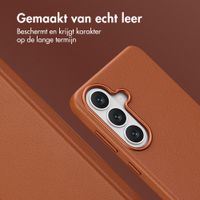 Accezz MagSafe Leather Backcover Samsung Galaxy S26 - Sienna Brown