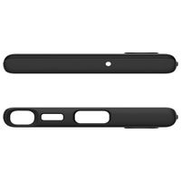 Spigen Thin Fit Backcover Samsung Galaxy S22 Ultra - Zwart