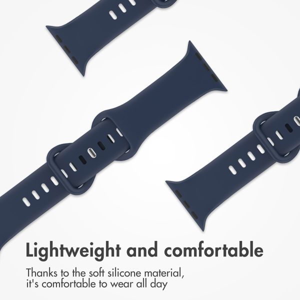 imoshion Silicone⁺ Strap Apple Watch | 44/45/46/49 mm - Size M/L - Midnight