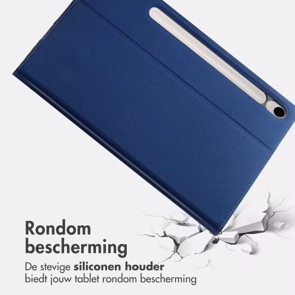 Accezz Classic Tablet Case Samsung Galaxy Tab S10 Lite / S9 11.0 inch / Tab S10 FE / S9 FE 10.9 inch - Donkerblauw