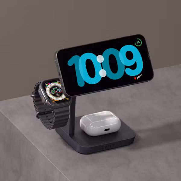 Zens 4-in-1 MagSafe + Watch Charging Station - Draadloos oplaadstation