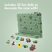 imoshion Kidsproof Tablet Case with Detachable Dolls Apple iPad 9 (2021) 10.2 inch / iPad 8 (2020) 10.2 inch / iPad 7 (2019) 10.2 inch - Olive Green
