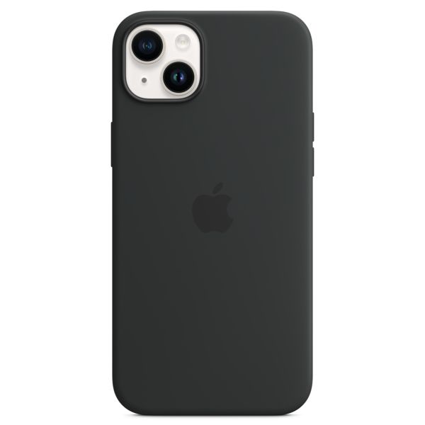 Apple Silicone Back Cover with MagSafe Apple iPhone 14 Plus - Midnight