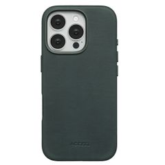 Accezz Vintage Leather Magsafe Backcover Apple iPhone 16 Pro - Smokey Green