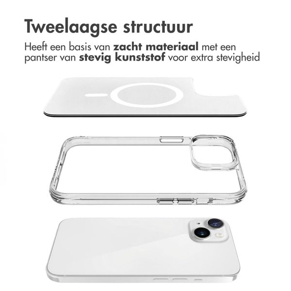 imoshion Rugged Air MagSafe Case Apple iPhone 15 - Transparant