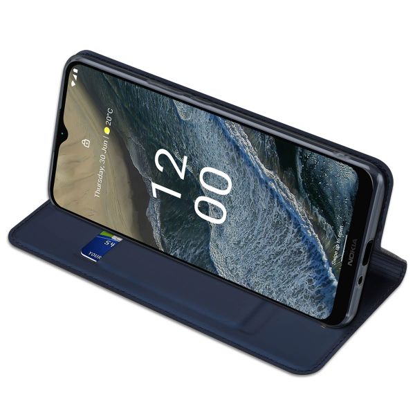 Dux Ducis Slim Softcase Bookcase Nokia G11 Plus - Donkerblauw