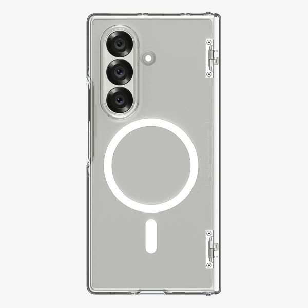 Spigen Ultra Hybrid Pro MagFit Backcover Samsung Galaxy Z Fold 7 - Clear / White