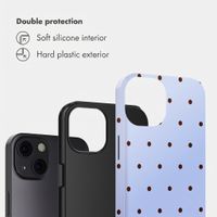 Selencia Vivid Back Cover Apple iPhone 13 - Happy Dots Digital Sky