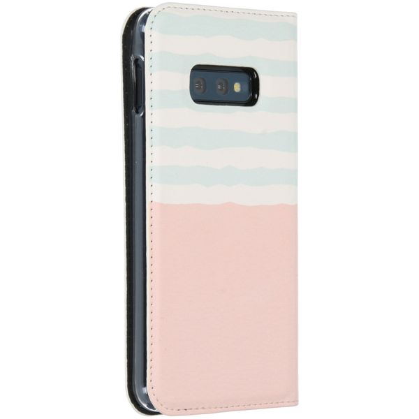 Ontwerp je eigen Compact gel bookcase hoes Samsung Galaxy S10e - Wit