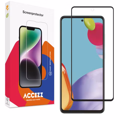 Accezz Gehard Glas Full Cover Screenprotector Samsung Galaxy A52(s) (5G/4G) / A53