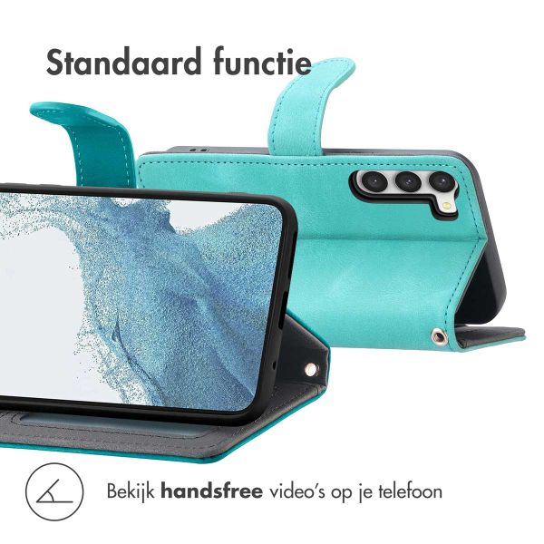 imoshion Bookcase met koord Samsung Galaxy S23 - Turquoise