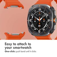 imoshion Ocean Silicone Band Samsung Galaxy Watch Ultra 2 (2026) / Ultra (2024/2025) - Orange