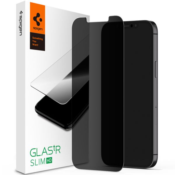 Spigen GLAStR Privacy Screenprotector iPhone 12 Mini