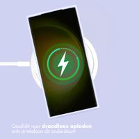 Accezz Liquid Silicone Backcover Samsung Galaxy S23 Ultra - Paars