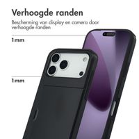 imoshion Backcover met pasjeshouder Apple iPhone 17 Pro Max - Zwart