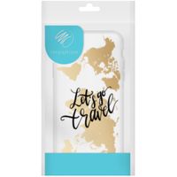 imoshion Design hoesje iPhone 11 Pro - Let's Go Travel / Zwart