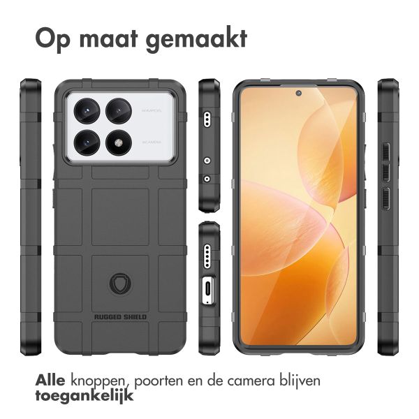 imoshion Rugged Shield Backcover Xiaomi Poco X6 Pro - Zwart