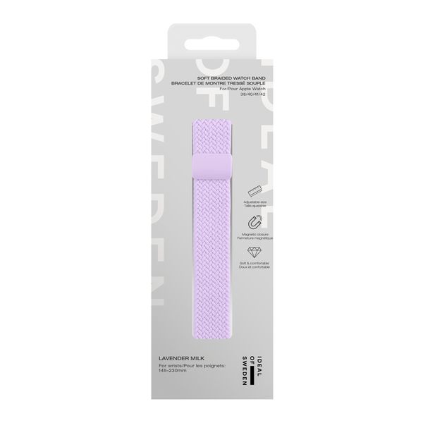 iDeal of Sweden Soft Braid Watch Band Apple Watch | 38/40/41/42 mm - Lavender Milk