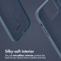Accezz 2-in-1 Leather Bookcase with MagSafe Apple iPhone 14 Pro - Nightfall Blue