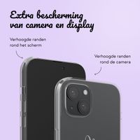 Hoesje met eigen foto en/of tekst Apple iPhone 15 - Sierlijk hartje