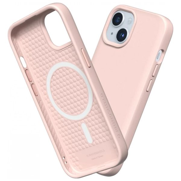 RhinoShield SolidSuit Backcover MagSafe Apple iPhone 15 Plus - Classic Blush Pink
