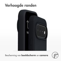Accezz Liquid Silicone Backcover met MagSafe Google Pixel 11 / 11 Pro / 10 / 10 Pro - Zwart